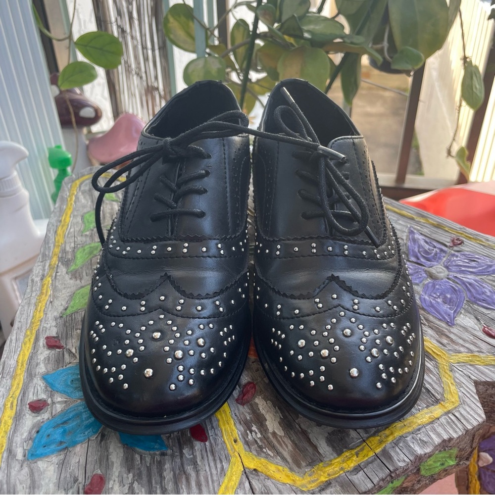 Steve Madden Saxon studded Oxford shoes